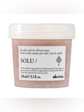 Davines 
SOLU Sea Salt Scrub Cleanser New With Box